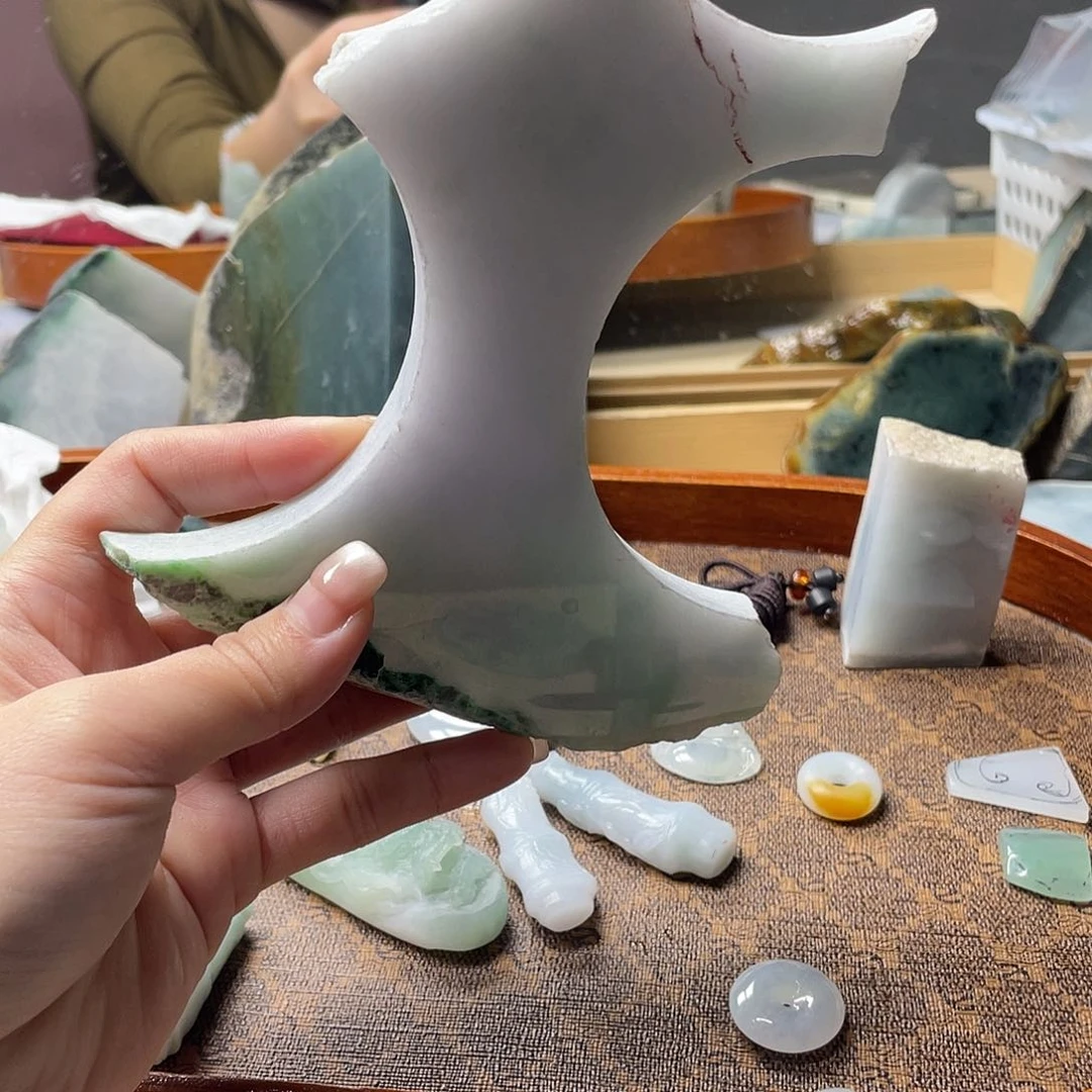 翡翠裸石料子不包工