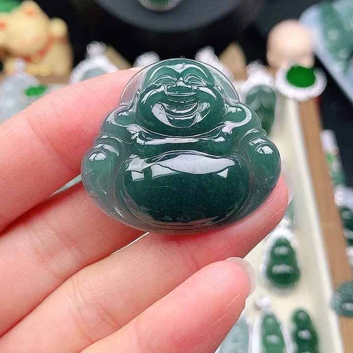 颈饰银S925镶嵌翡翠吊坠