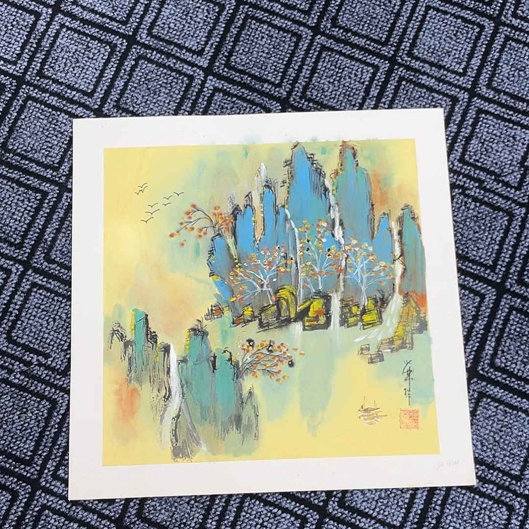 国画徐少林老师三尺斗方冯