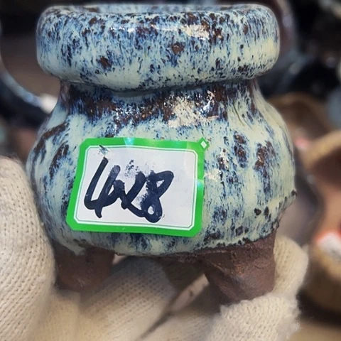 红陶粗陶花盆手工