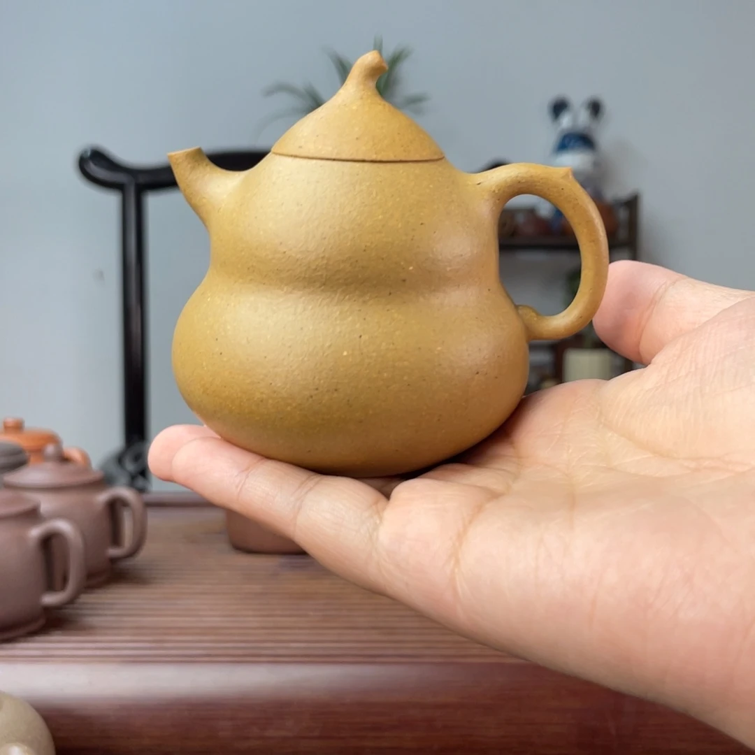 本山绿泥茶壶葫芦160cc