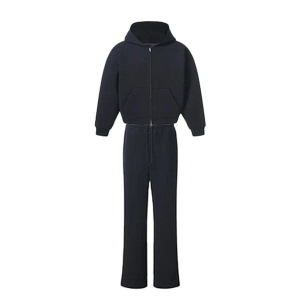 Stusssy 24AW 秋冬新款重磅美式街头休闲遛狗开衫卫衣卫裤套装