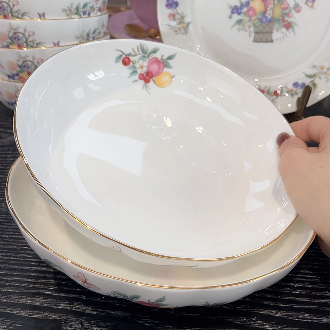 骨瓷8寸汤盘/////