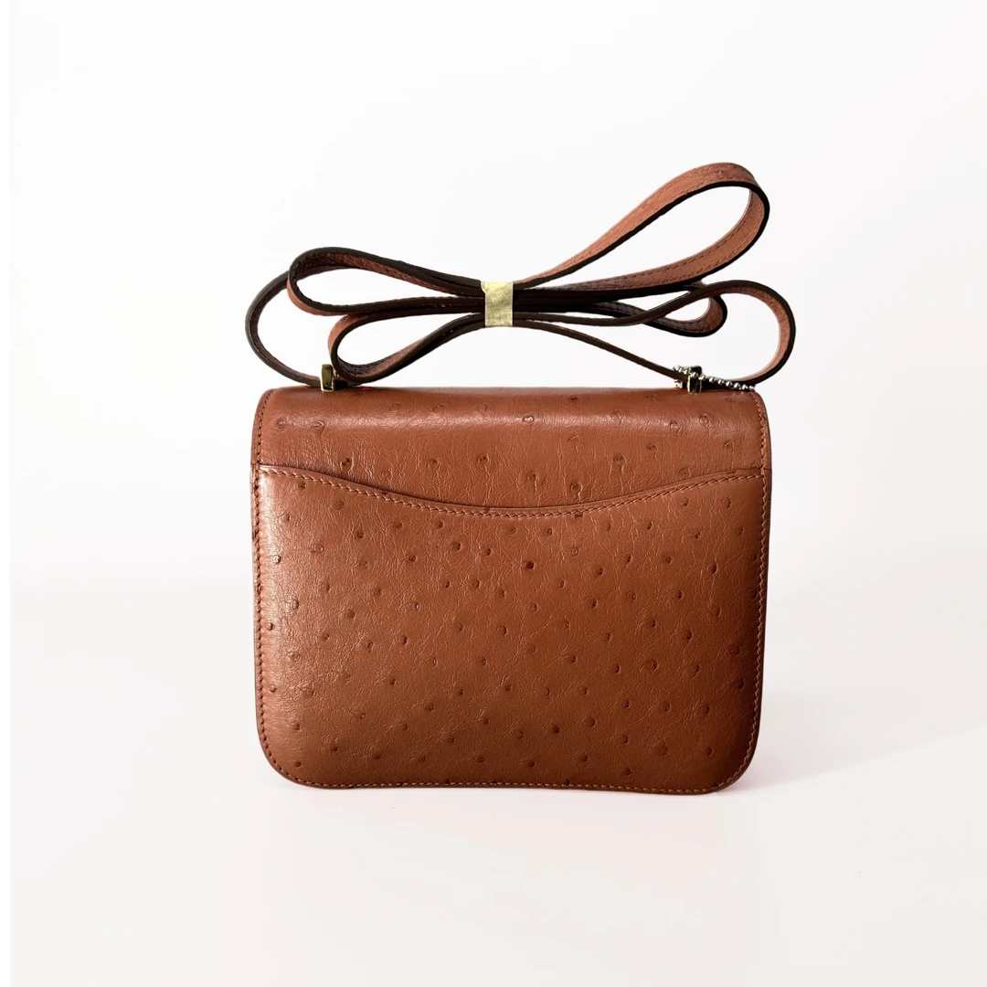 【梵卡奇甄选】k19鸵鸟女包-高档轻奢女包-高档手工定制