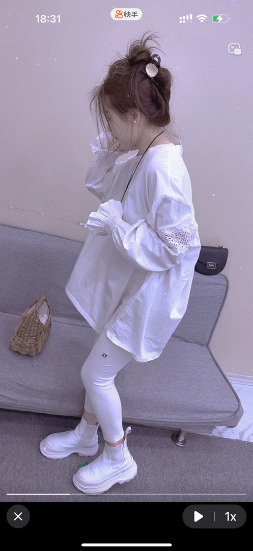 定制款镂空体恤衬衫