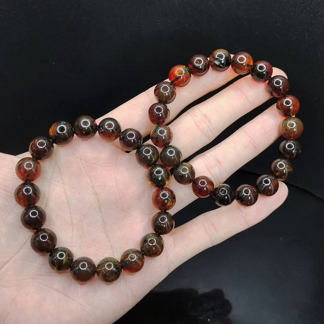 【老三珠宝】紫罗兰琥珀单圈手串GS【多样性发其一】约10mm