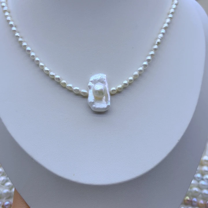 淡水珍珠颈饰未镶嵌