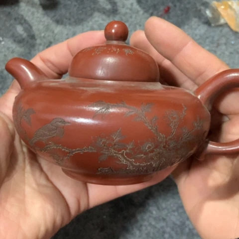 手***）茶壶紫砂陶瓷摆件工艺品