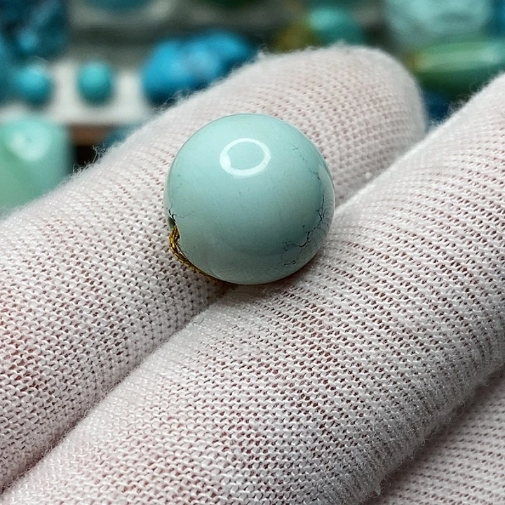 绿松石未镶嵌天然原矿 地大质检