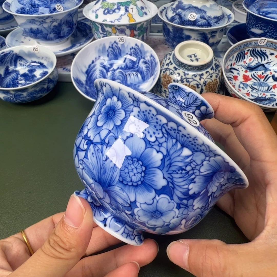 景德镇纯手工纯手绘茶具木木92