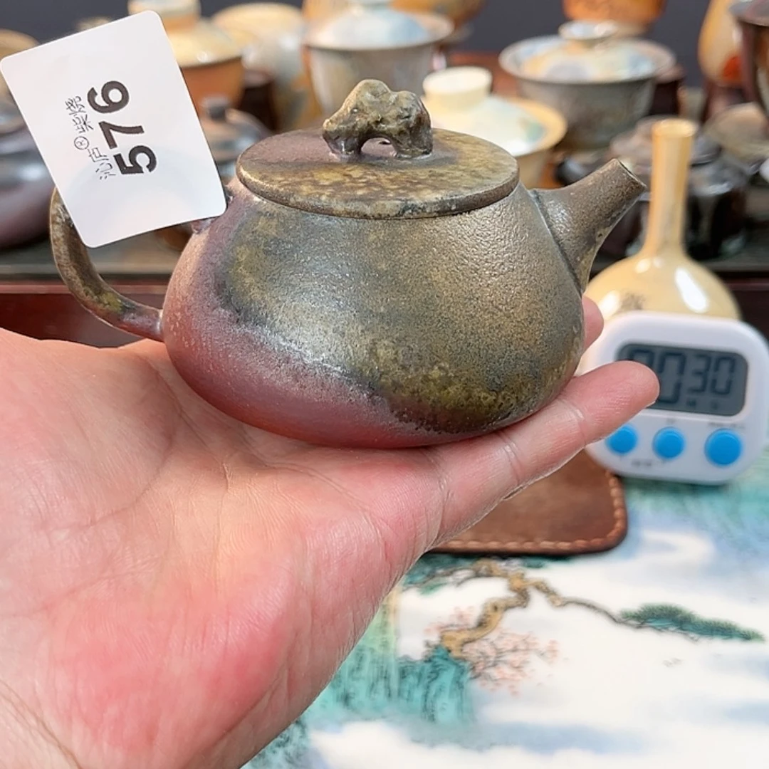【闪购商品】麦*笑沁庐柴窑古法柴烧手工茶具