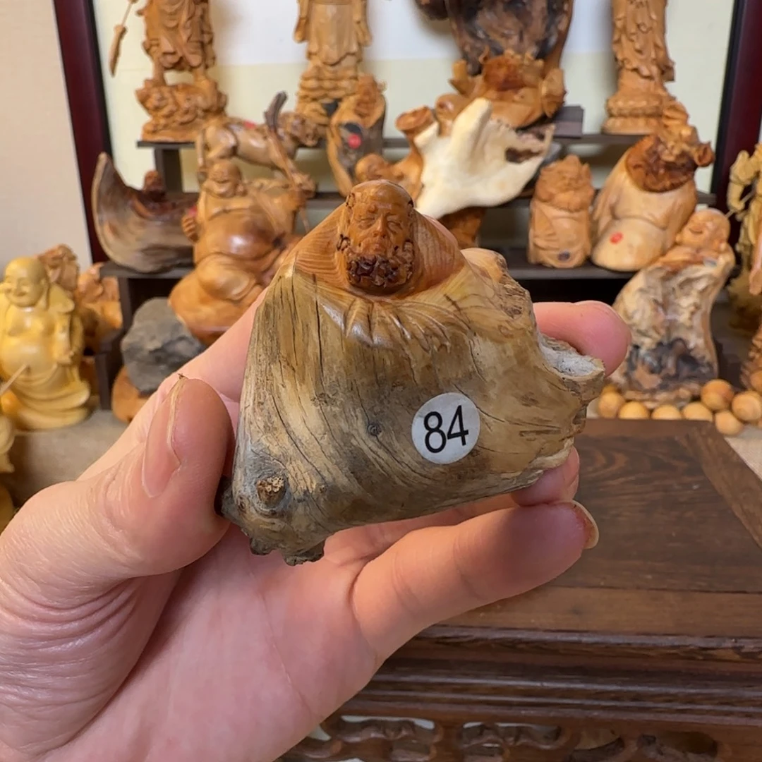 崖柏小木匠艺雕一物一拍