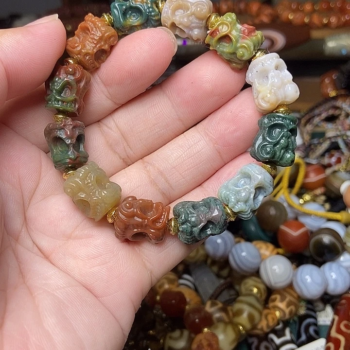 玛瑙/玉髓未镶嵌手链