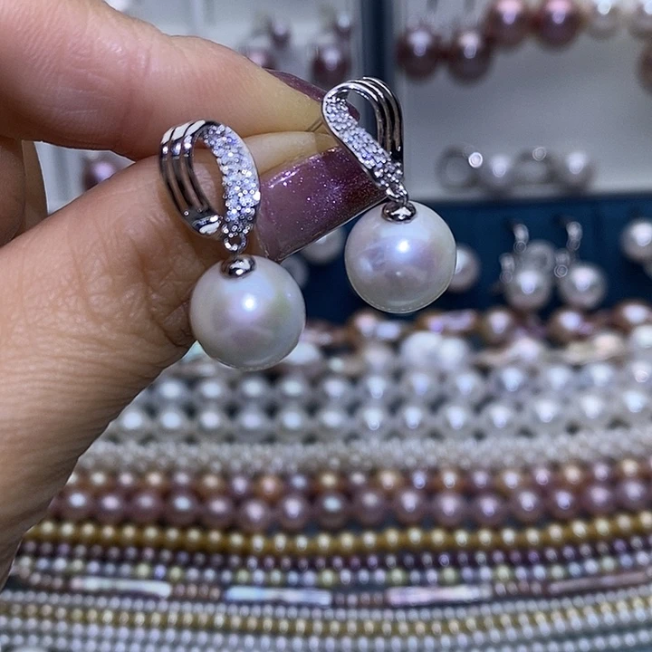 淡水珍珠首饰珠宝银S925镶嵌