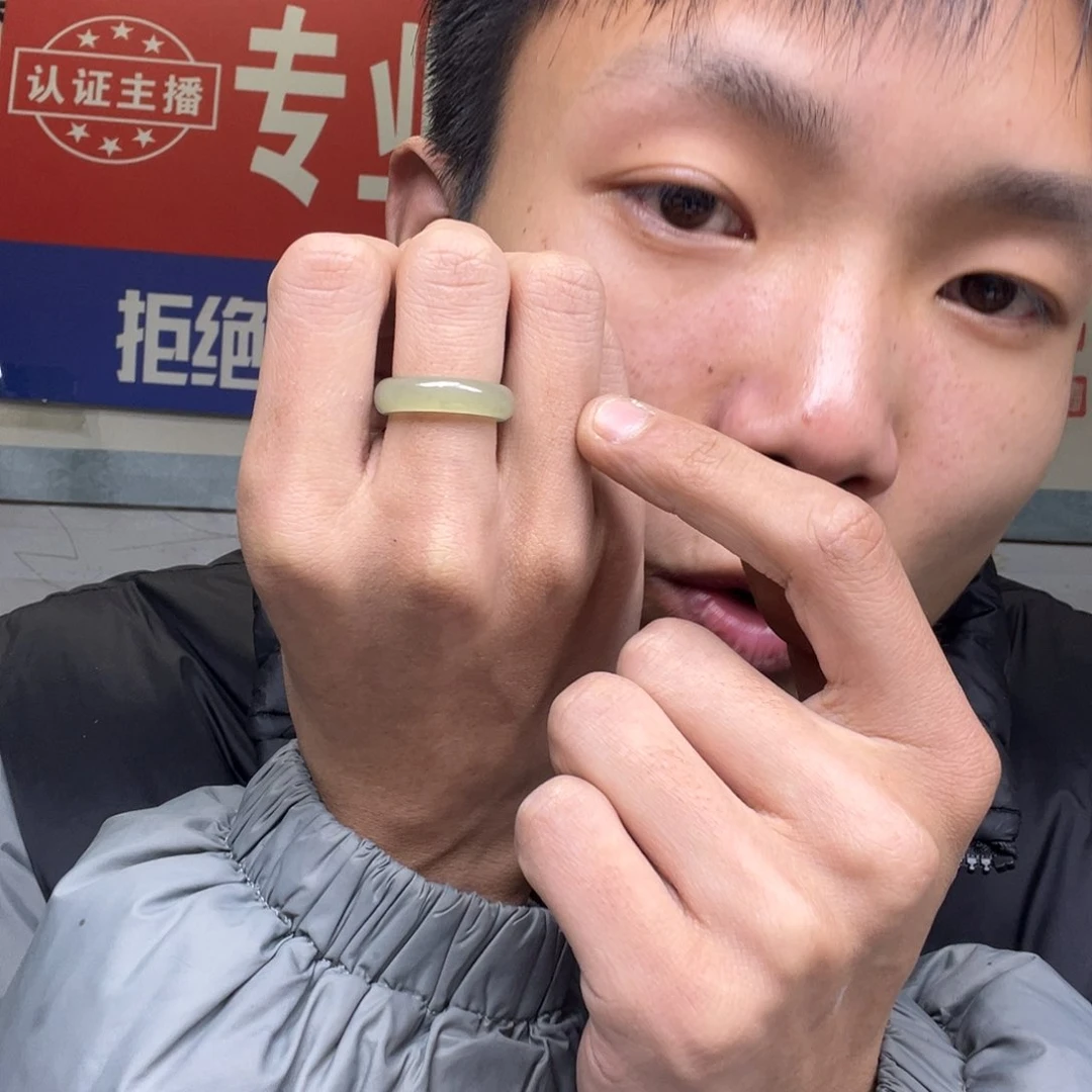 和田玉颈饰未镶嵌多样性钢板料戒圈