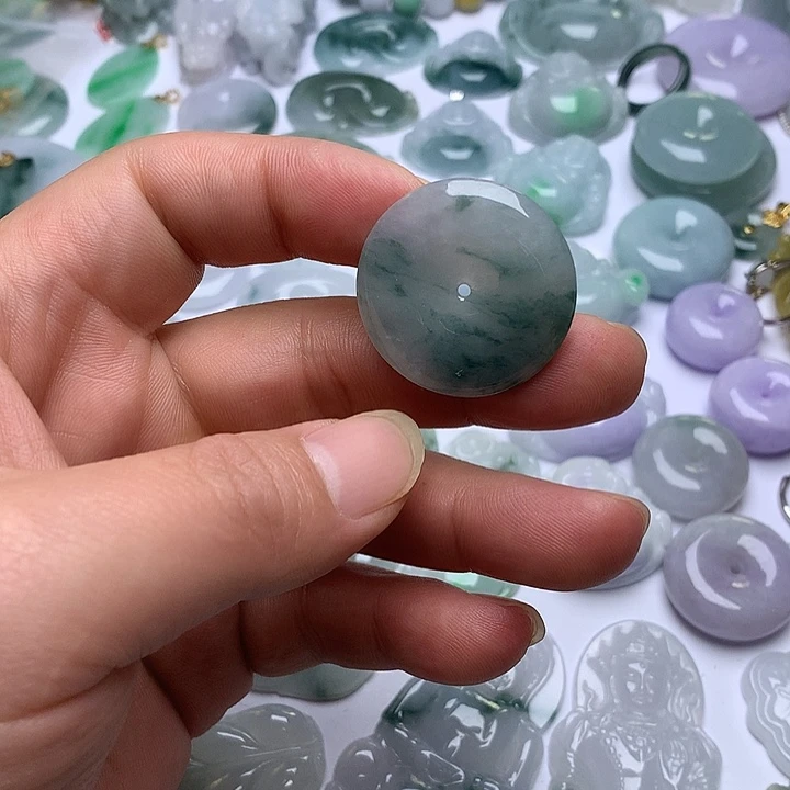 翡翠未镶嵌颈饰天然翡翠