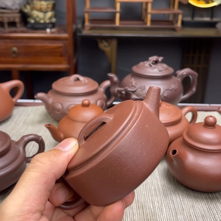 参***七茶壶底槽青容量150毫升