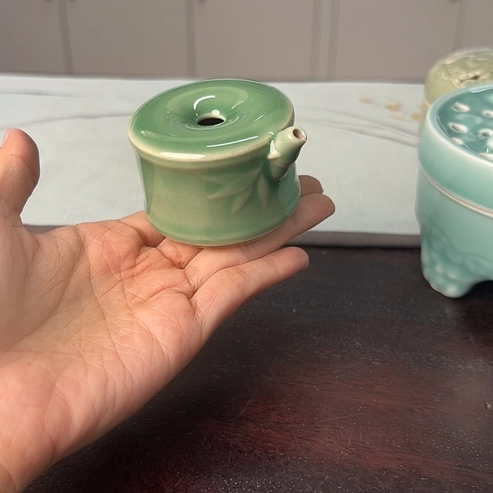 云间青瓷龙泉小米茶器