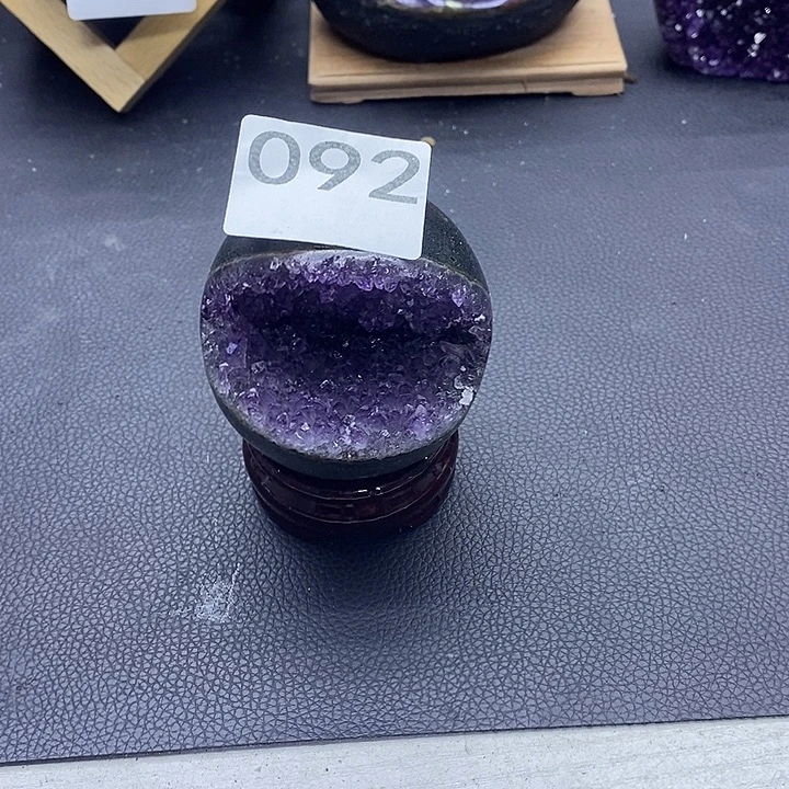 紫晶珠宝半成品未镶嵌092