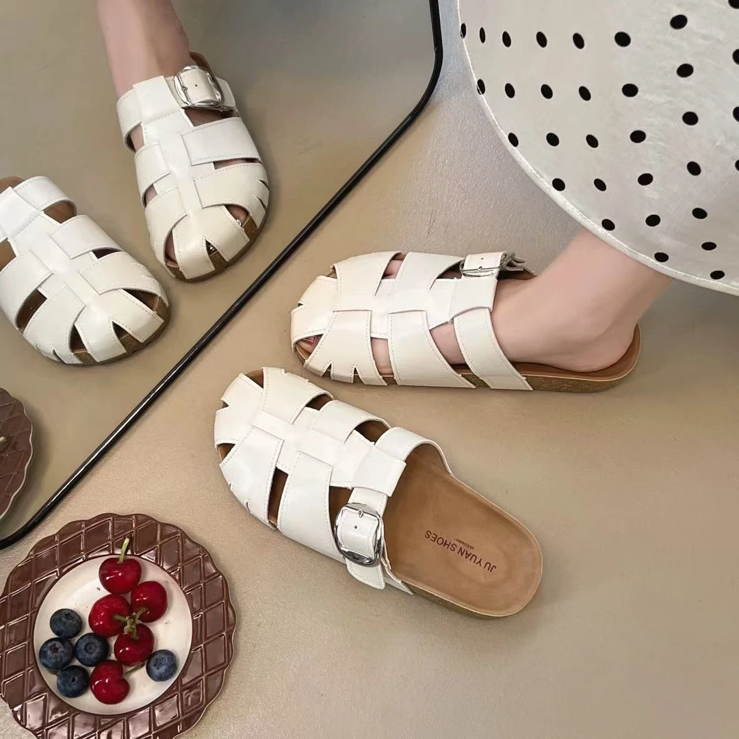 【龙掌柜严选】勃肯鞋2025新款配裙子沙滩罗马凉拖鞋1688-5#