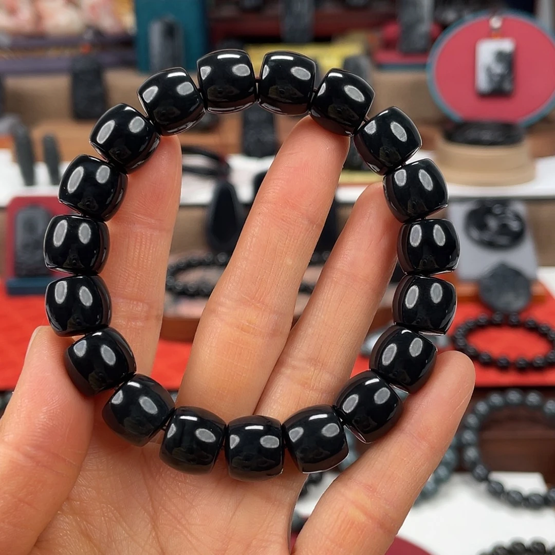 和田玉未镶嵌手串卡12直切特价