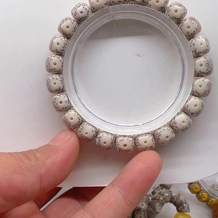 手串星月菩提无**求10顺白双留白