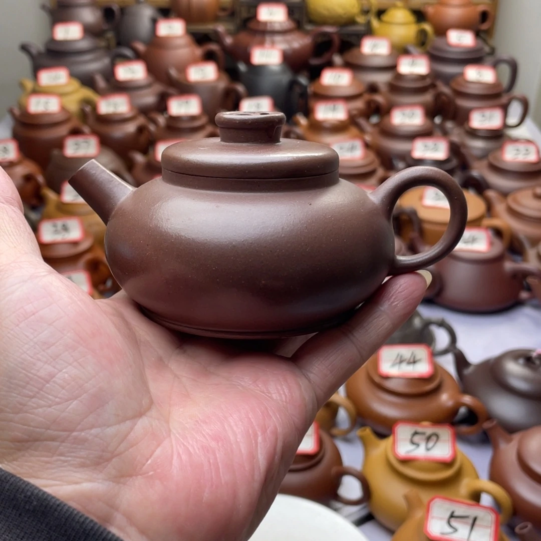 茶壶紫砂宜兴紫砂半手工