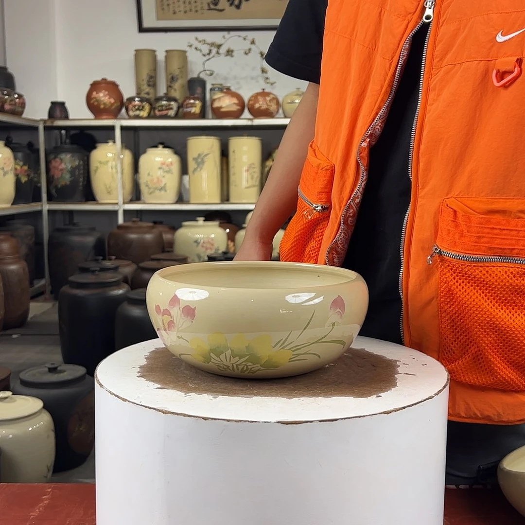 白泥水洗阴刻阳填精工