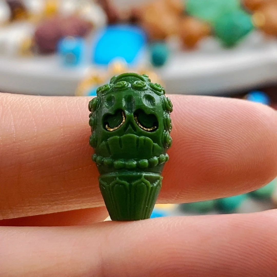 绿松石未镶嵌 释迦摩尼呆三通