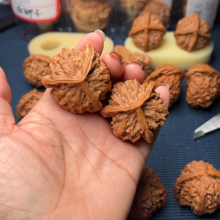 吊坠文玩核桃41盘山三棱