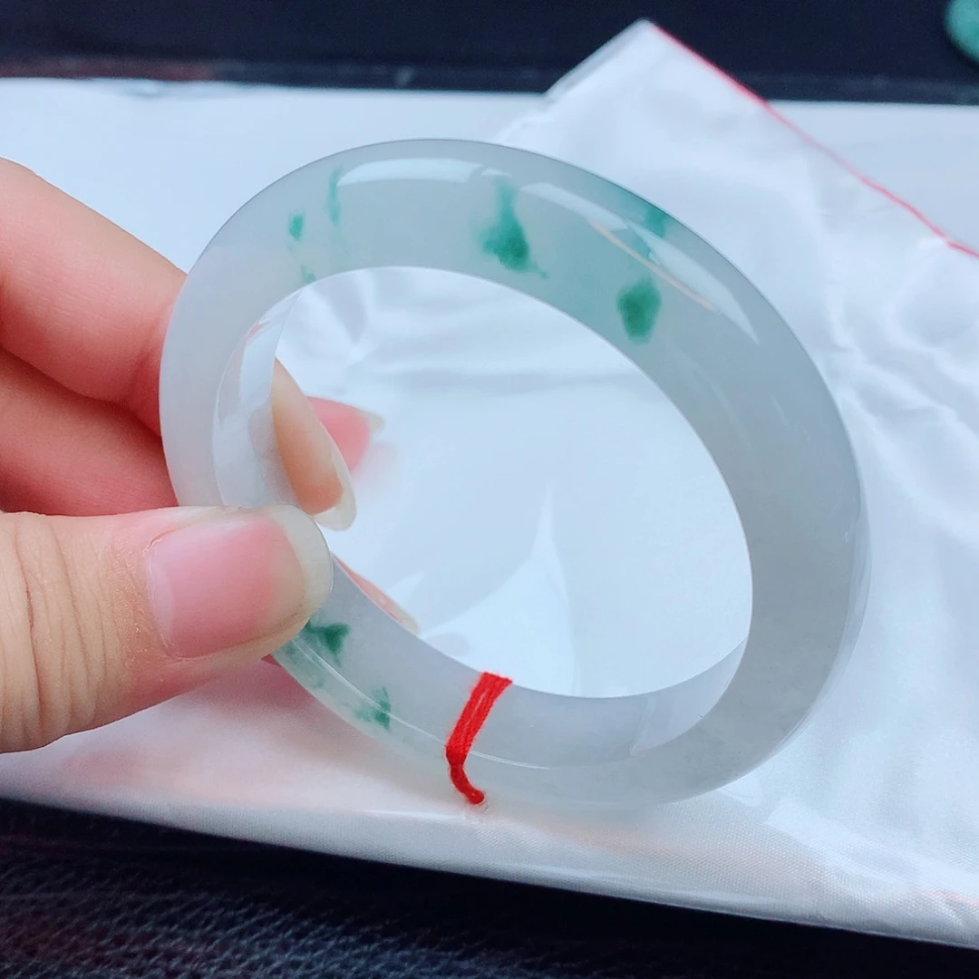 翡翠未镶嵌手镯天然缅甸翡翠A货手镯