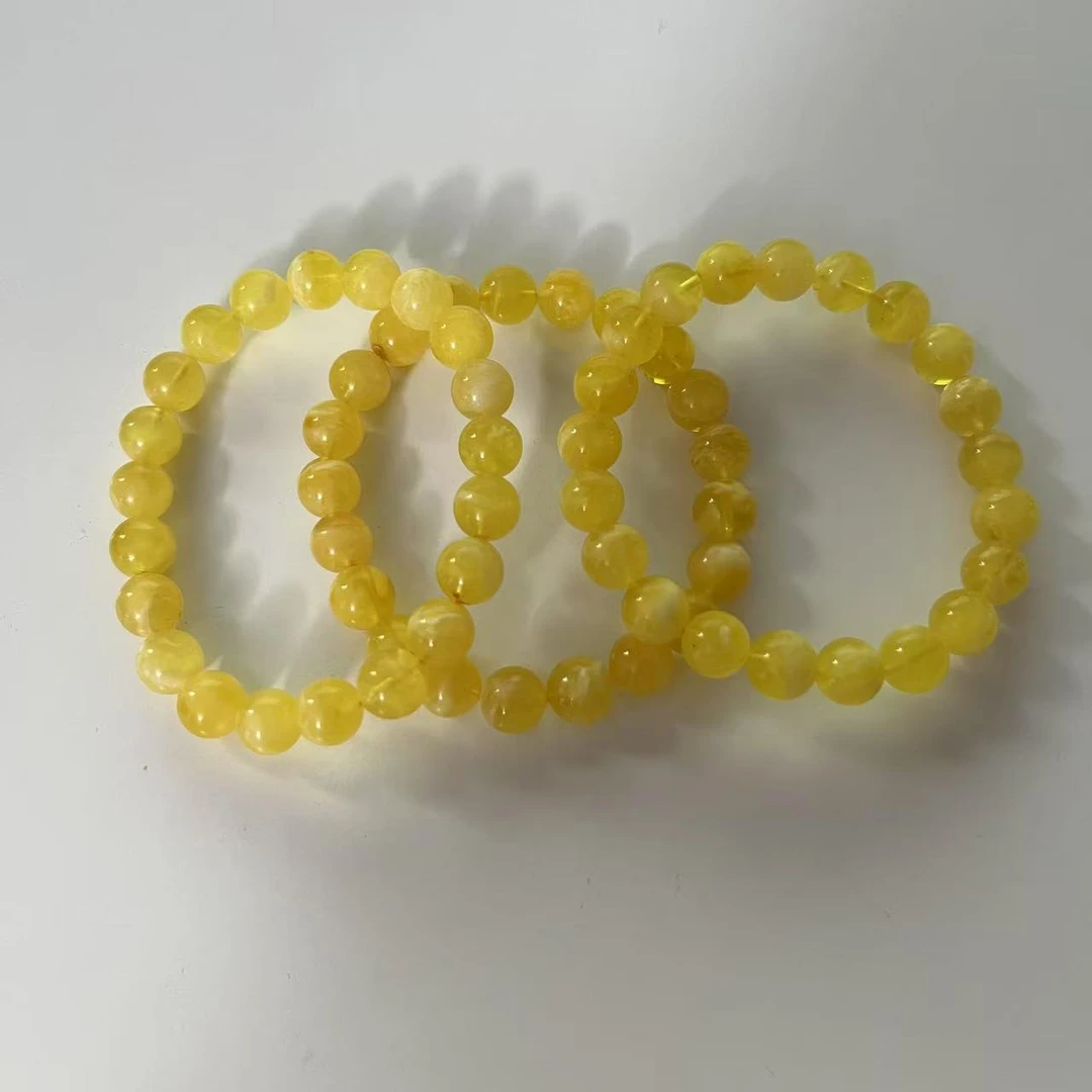 天然蜜蜡单圈手串—多样性发其一