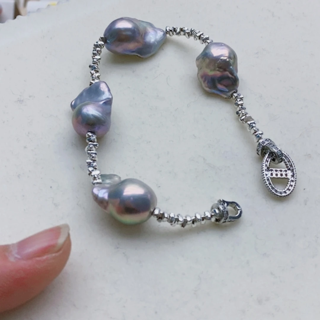 【闪购商品】淡水珍珠耳饰银S925镶嵌