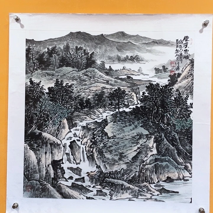 国画李川浦山水精品