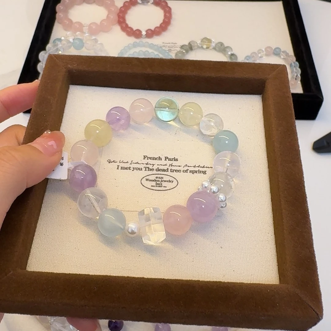 水晶手链未镶嵌11咪多宝手串