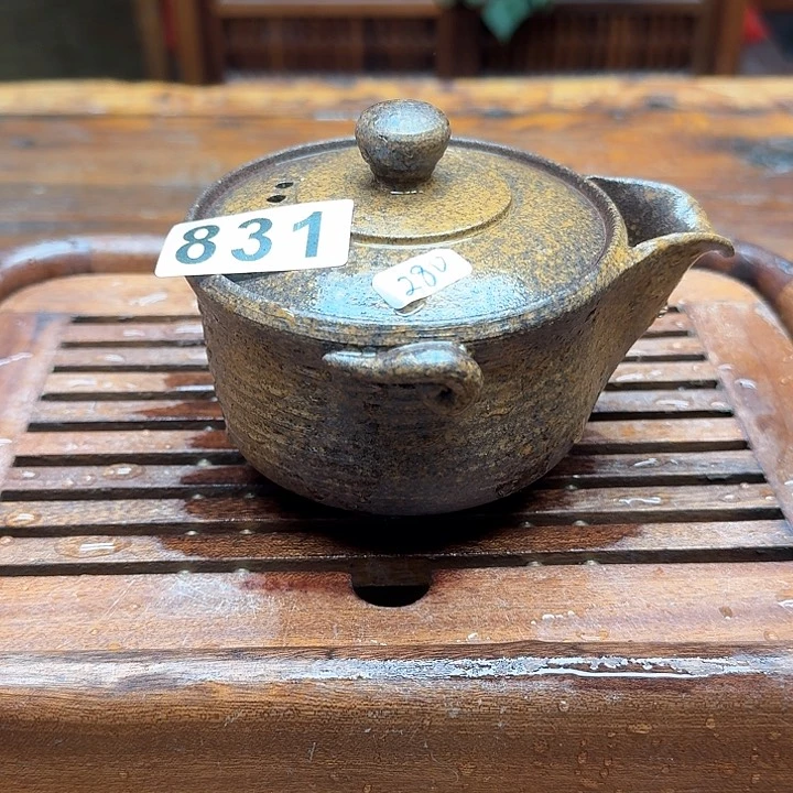 纯手工制作粗陶茶具