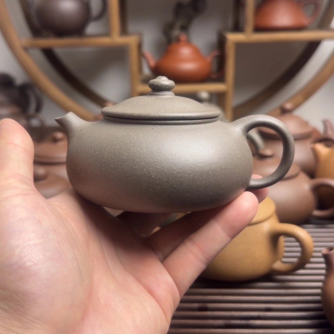 茶壶紫砂寒江200cc黄龙山青段
