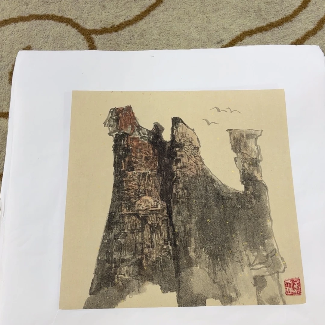 国画焦禄明老师作品刘