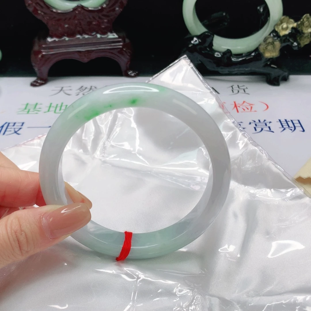 翡翠手镯未镶嵌63缅甸天然A货翡翠