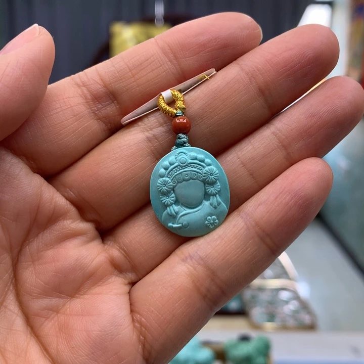 绿松石未镶嵌配饰