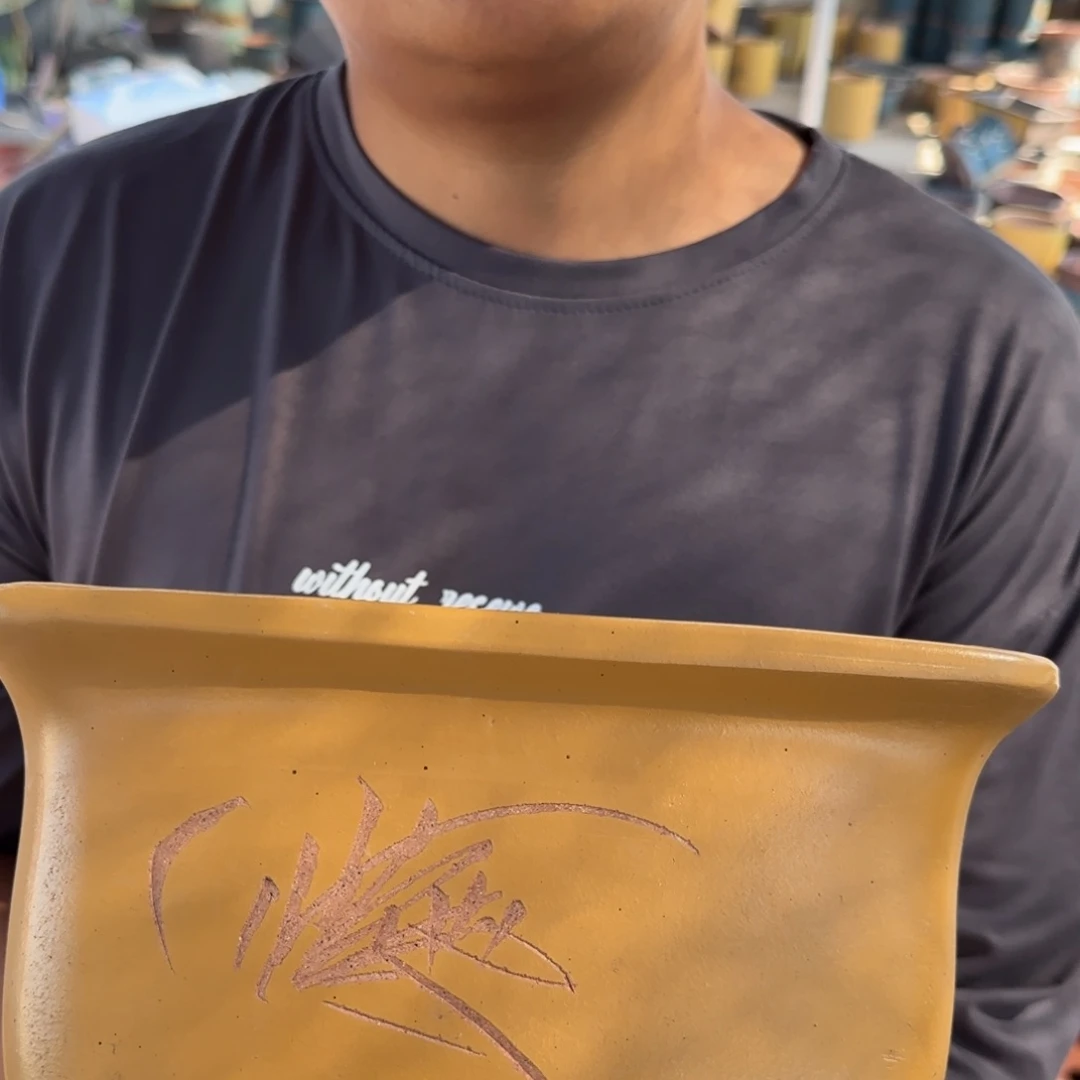 紫砂花盆口径18.13口径