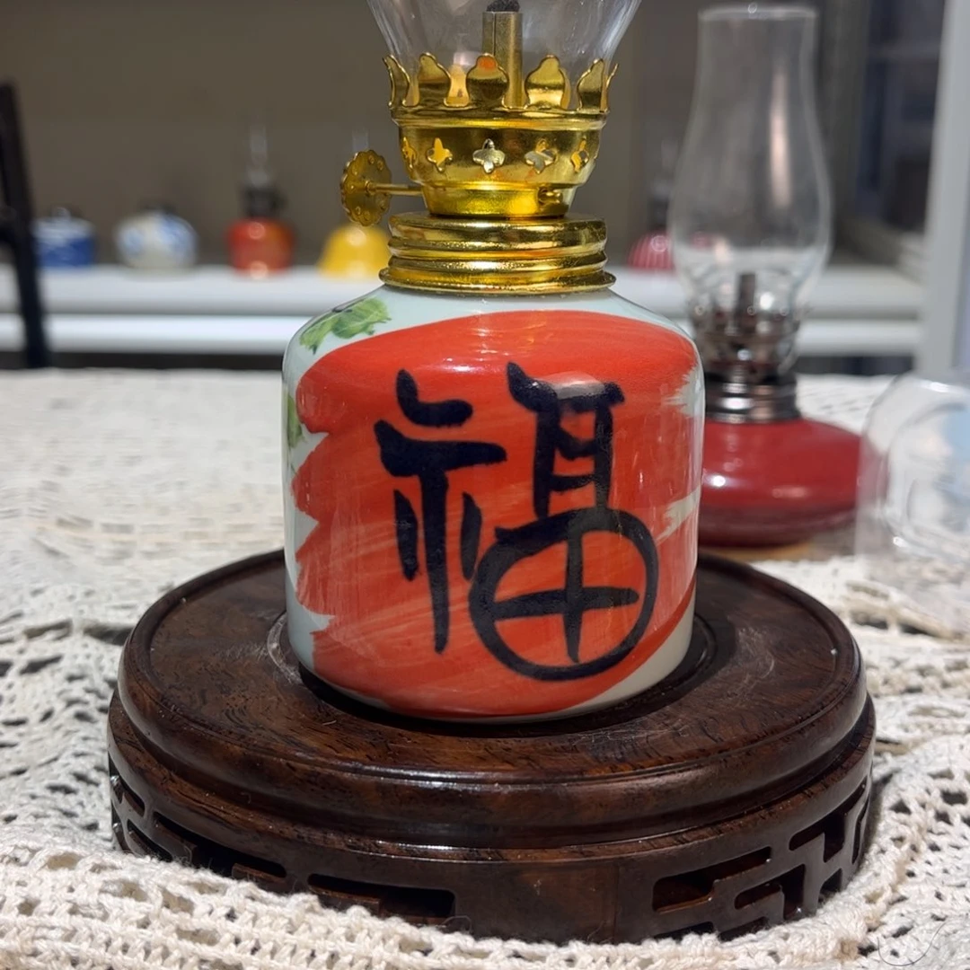摆件景德镇陶瓷香薰灯