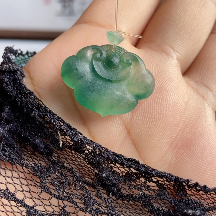 【闪购商品】未镶嵌定制翡翠如意锁