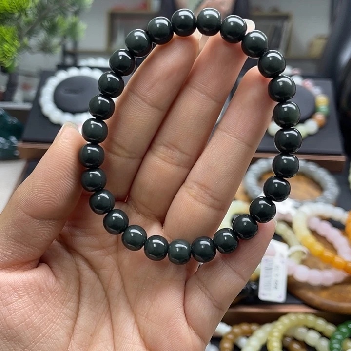 和田玉未镶嵌手串