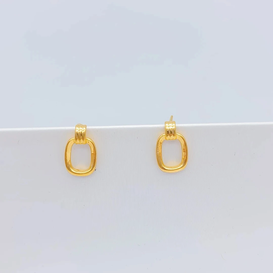 足金999精品5G时尚潮流百搭耳饰3.22克