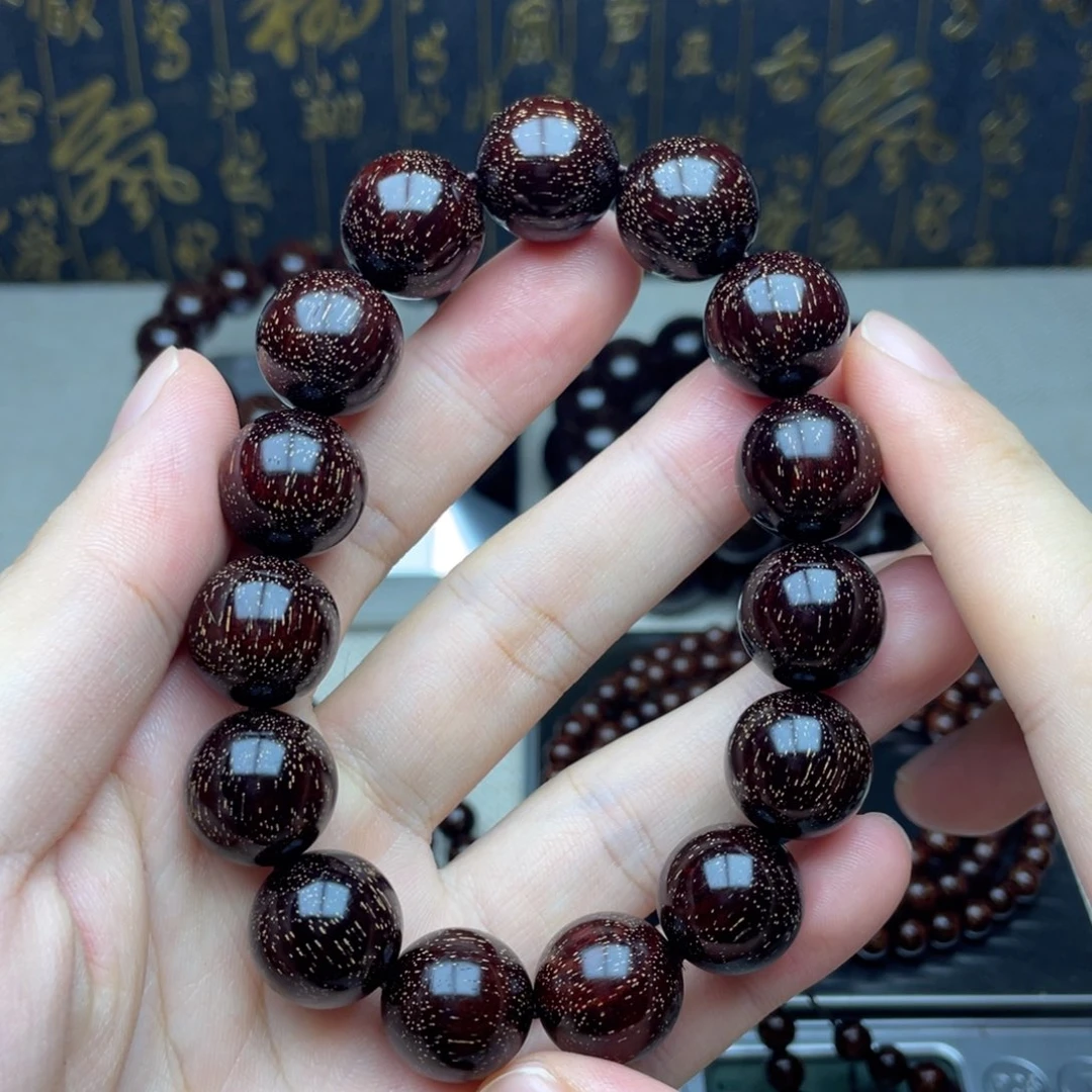 檀香紫檀（小叶紫檀）1.5 15颗 小满金星