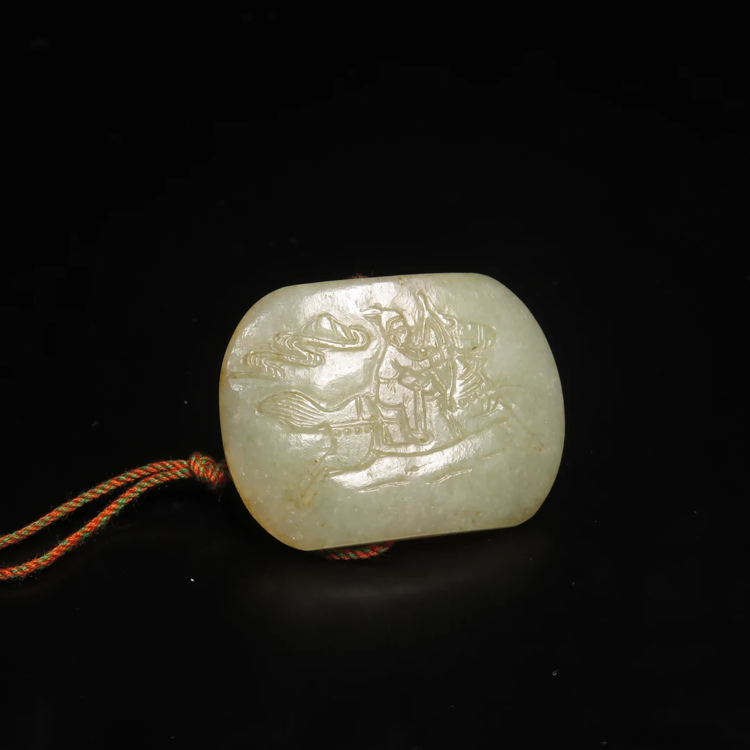 晚清民国玉背云/MZ223147/和田玉/民族文物