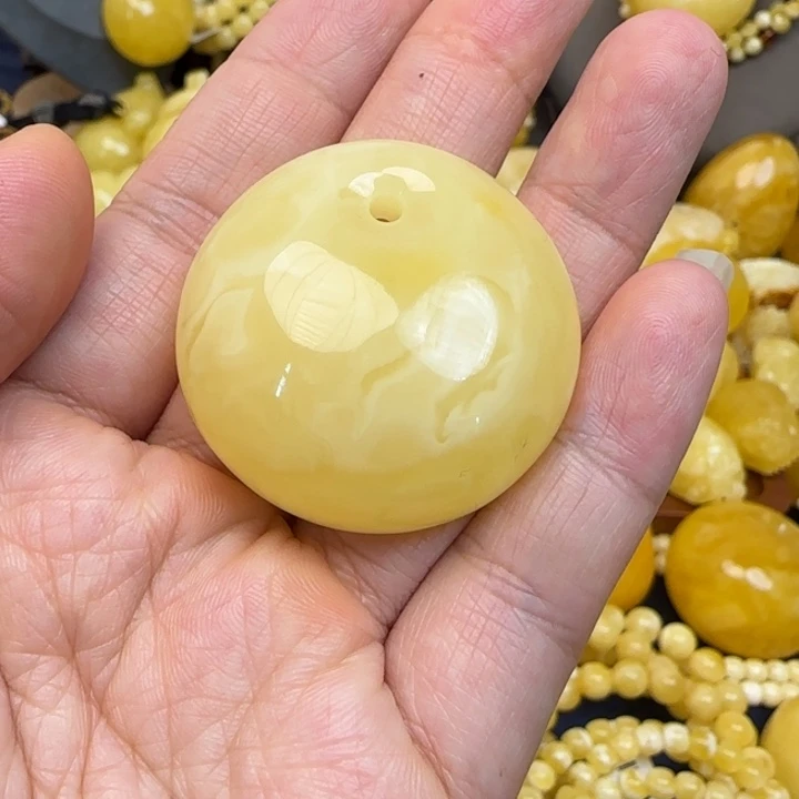 蜜蜡颈饰未镶嵌天然蜜蜡