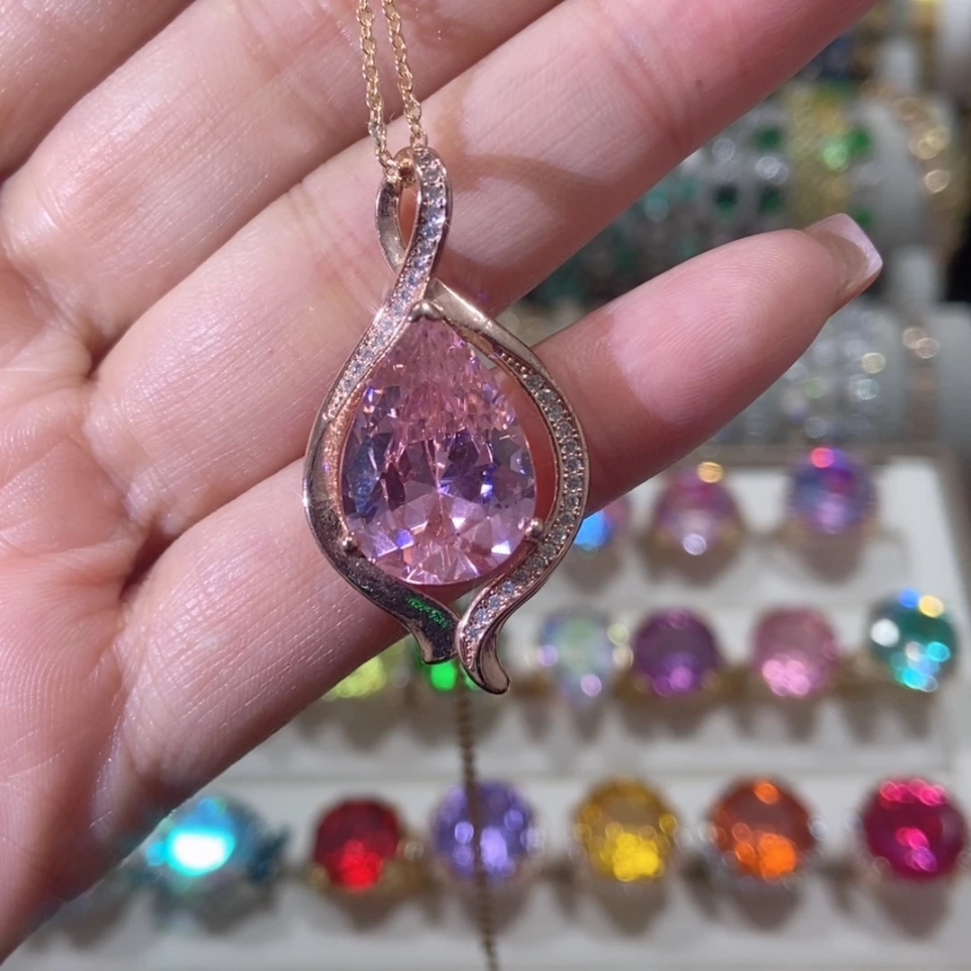 66锆石（处理）吊坠