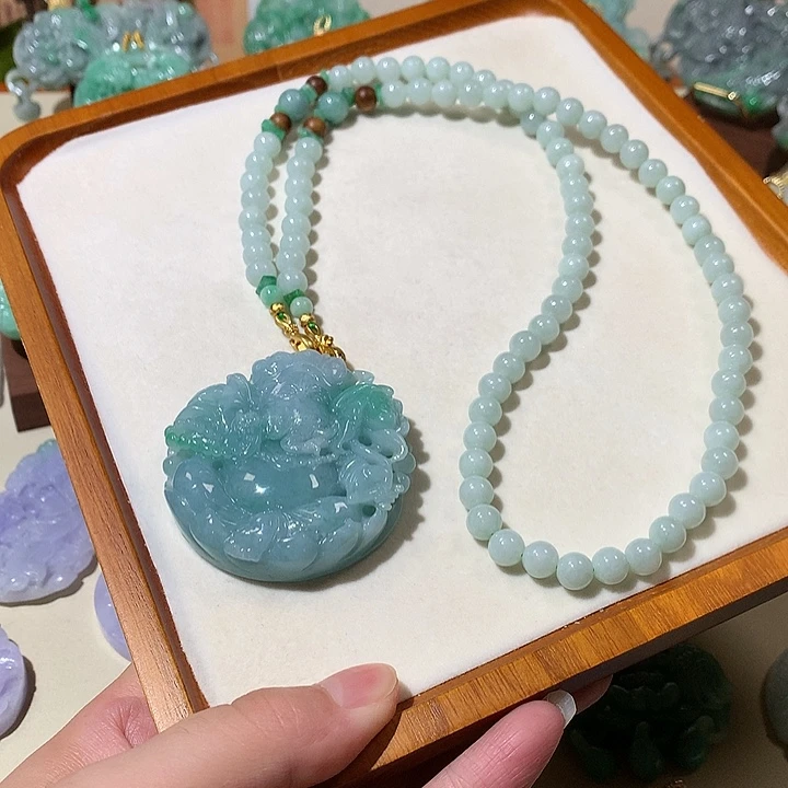 颈饰未镶嵌翡翠翡翠吊坠